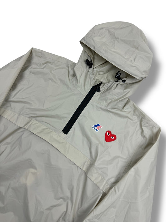 Comme Des Garçons x K Way Half Zip Packable Jacket