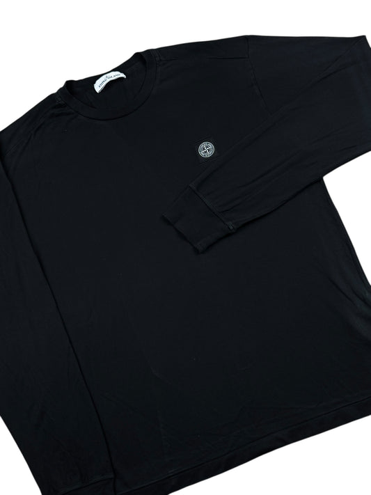 Stone Island Longsleeve T-Shirt- Black
