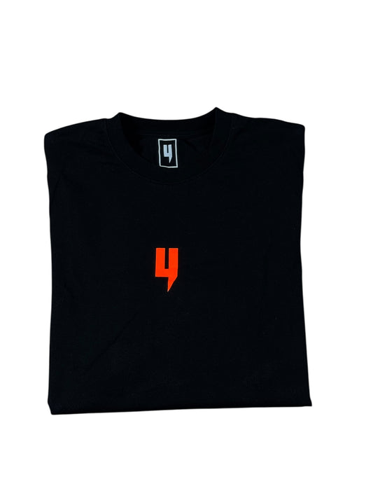 Yelir World Neon Orange Logo T-Shirt