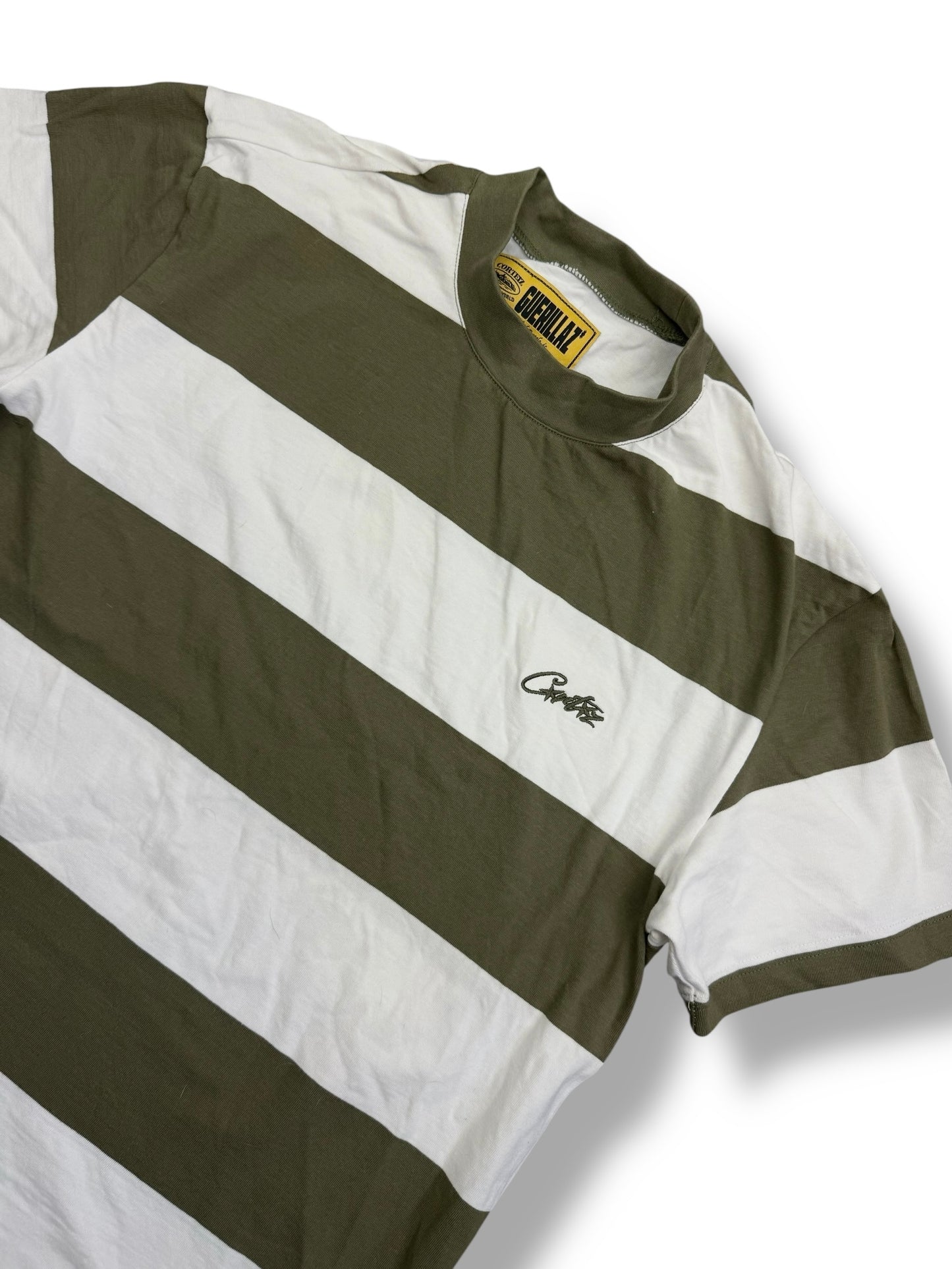 Corteiz Striped Taupe T-Shirt