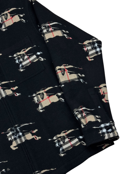 Burberry Paterson EKD Zip Wool Overshirt