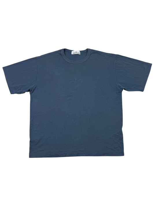 Stone Island Centre Logo T-Shirt- Blue