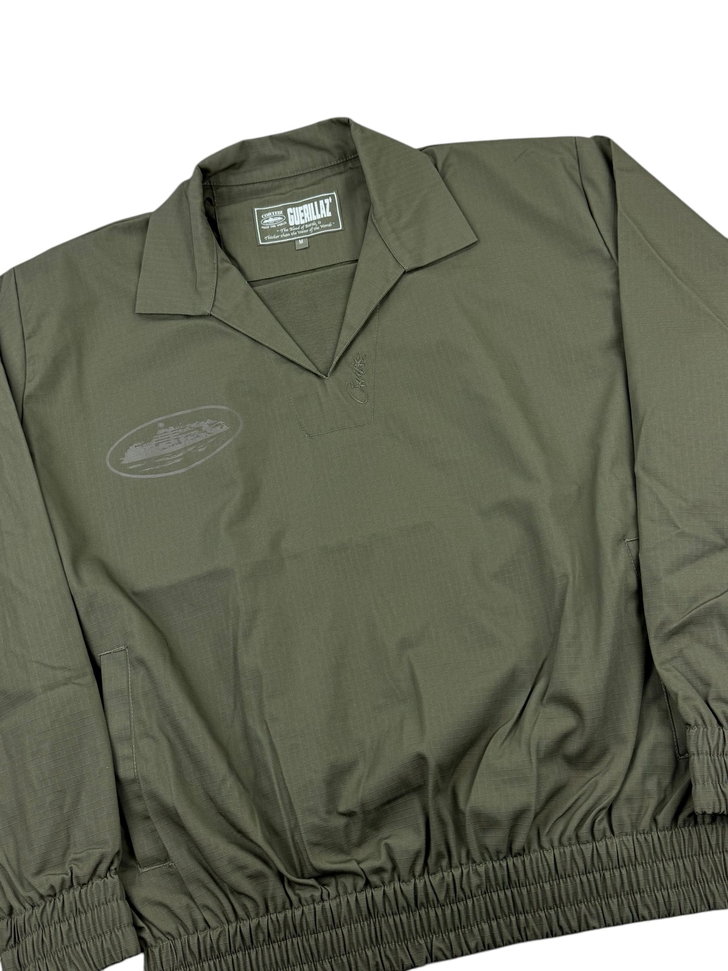 Corteiz Guerillaz Drill Top ‘Tonal Khaki’