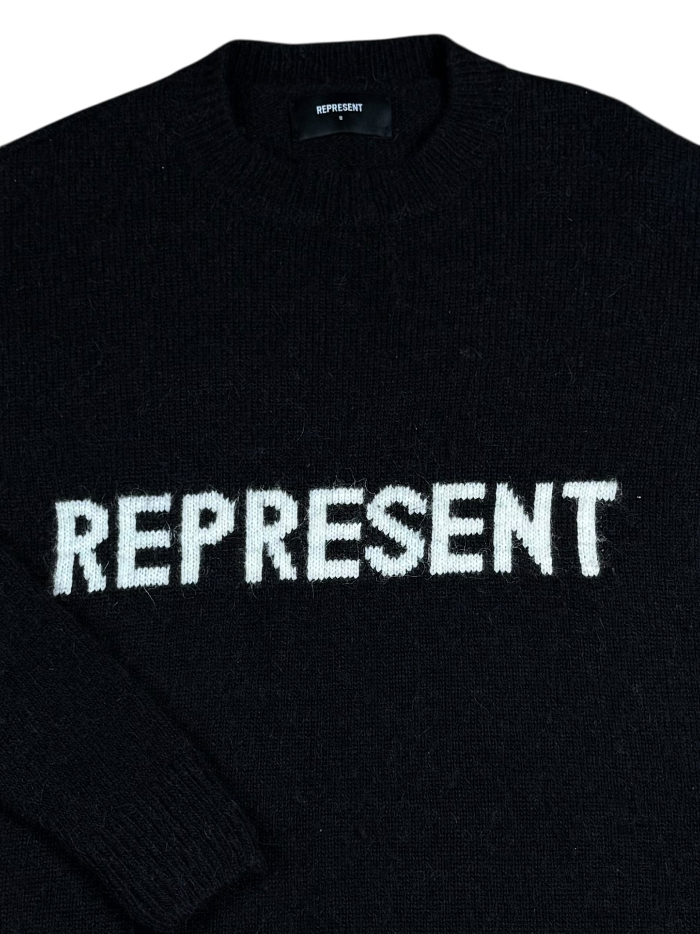 Represent Logo Knit Sweat