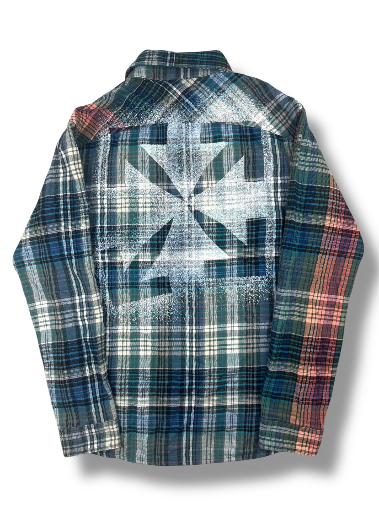 Off White Stencil Arrows Check Shirt