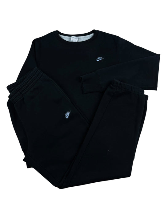 Nike Club Fleece Tracksuit - Black