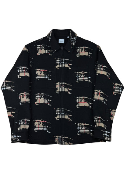 Burberry Paterson EKD Zip Wool Overshirt
