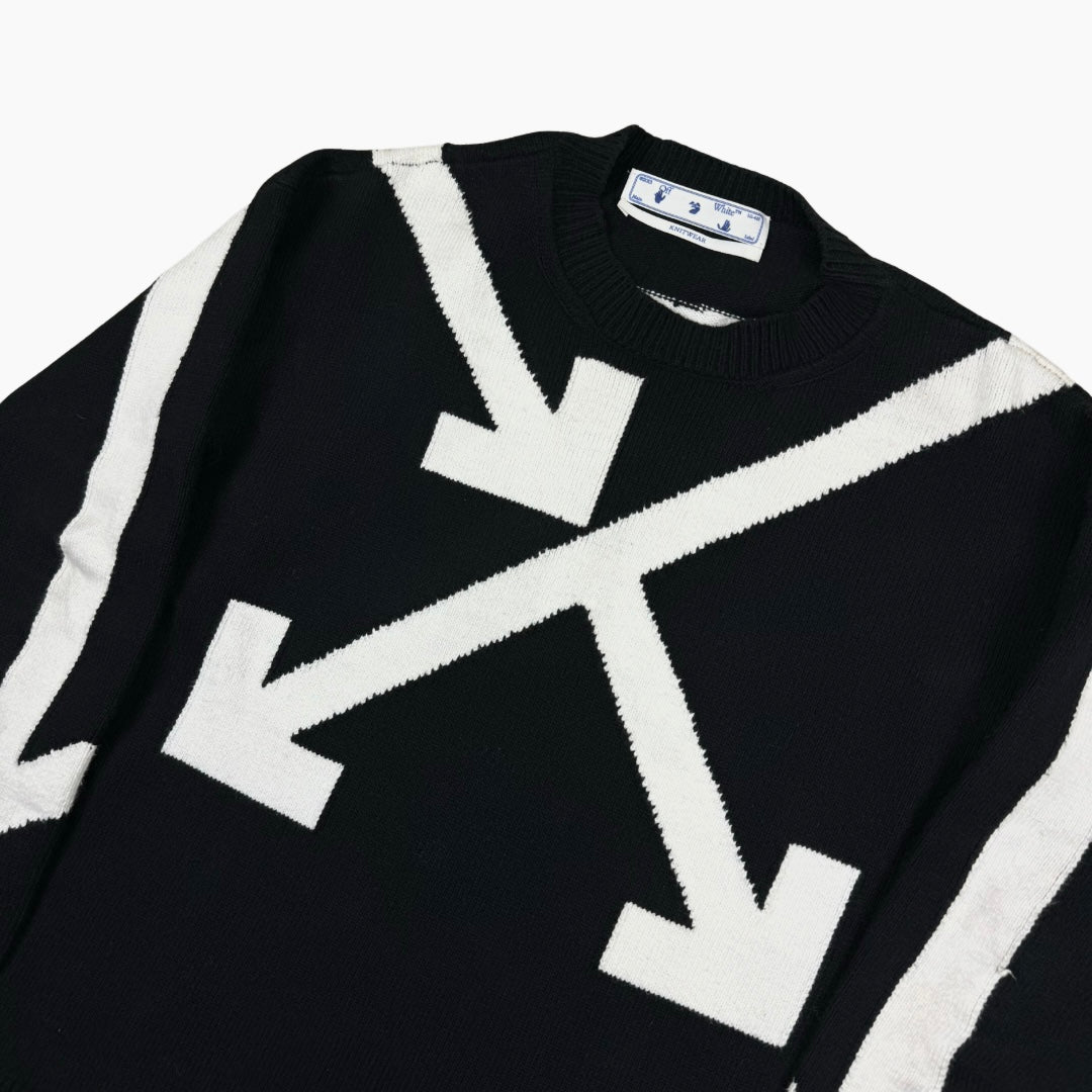 Off-White Twisted Arrows Knit Crewneck