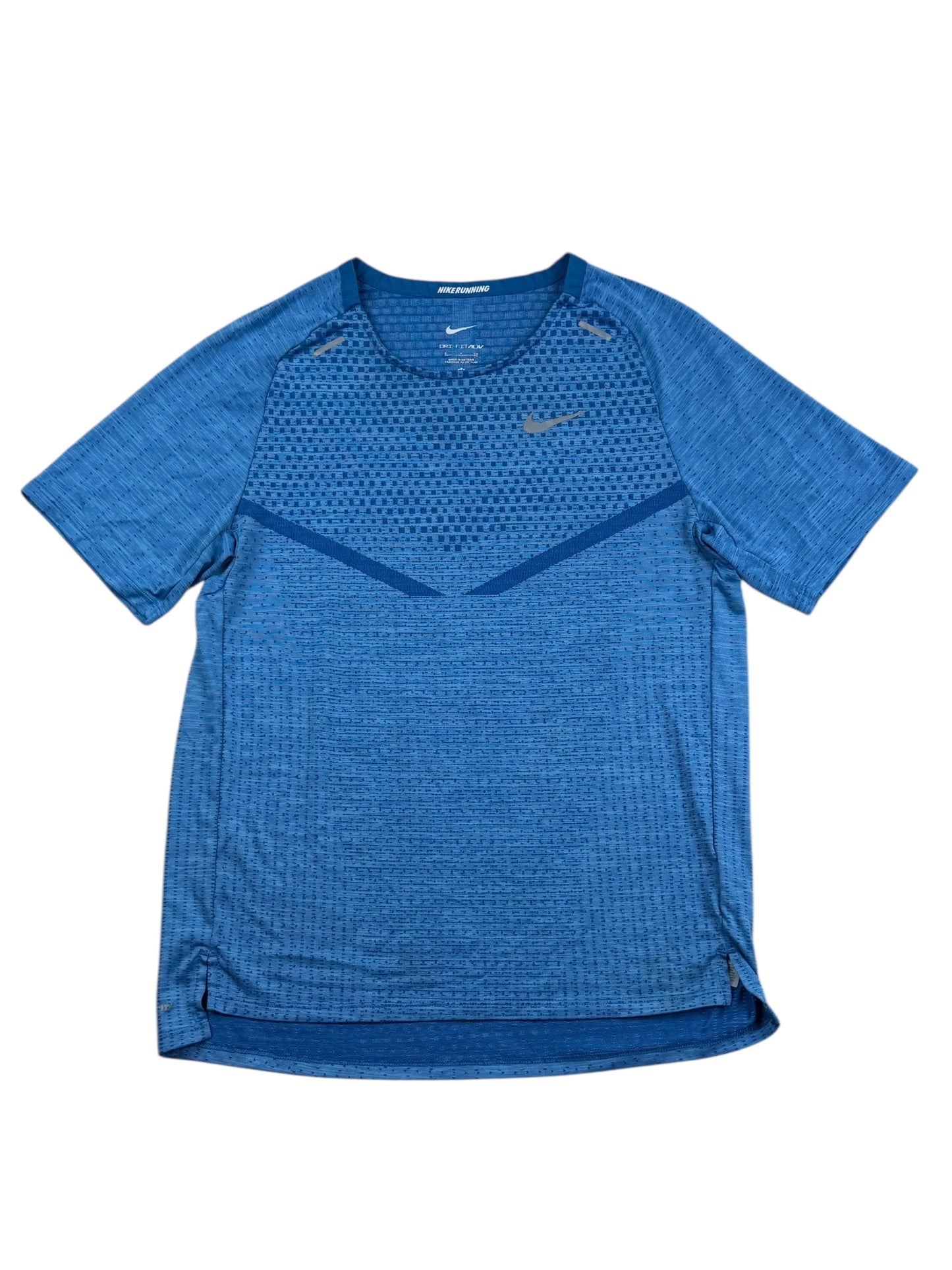 Nike ADV Techknit Ultra Short-Sleeve T-Shirt - Blue