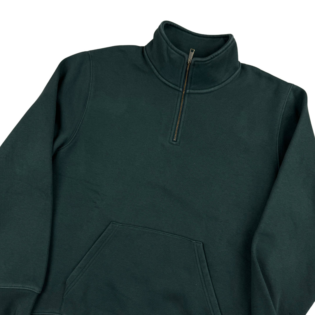 Carhartt Chase Zip Neck Sweater - Heather Green