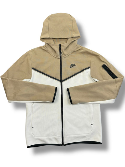 Nike Tech Fleece Full Tracksuit Tan/White