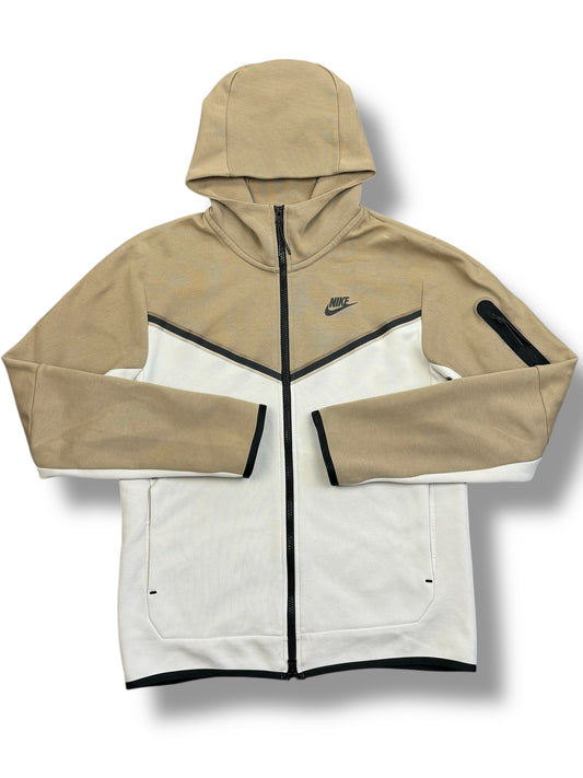 Nike Tech Fleece Full Tracksuit Tan/White