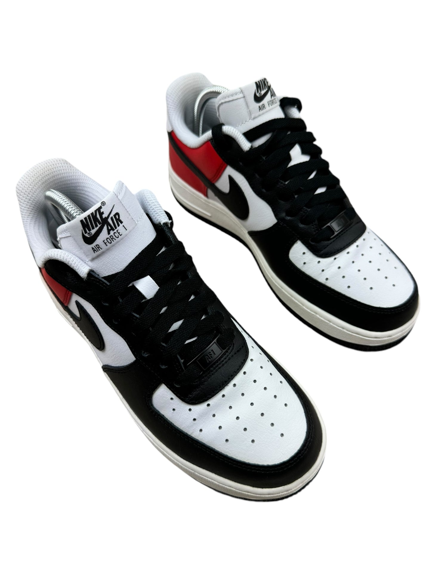 Nike By You Air Force 1 Low Black/White/Red