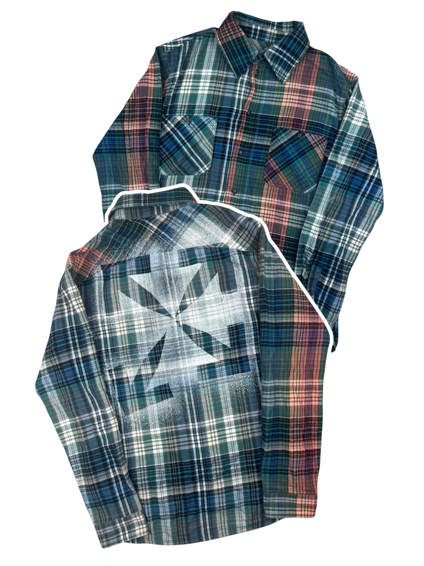 Off White Stencil Arrows Check Shirt