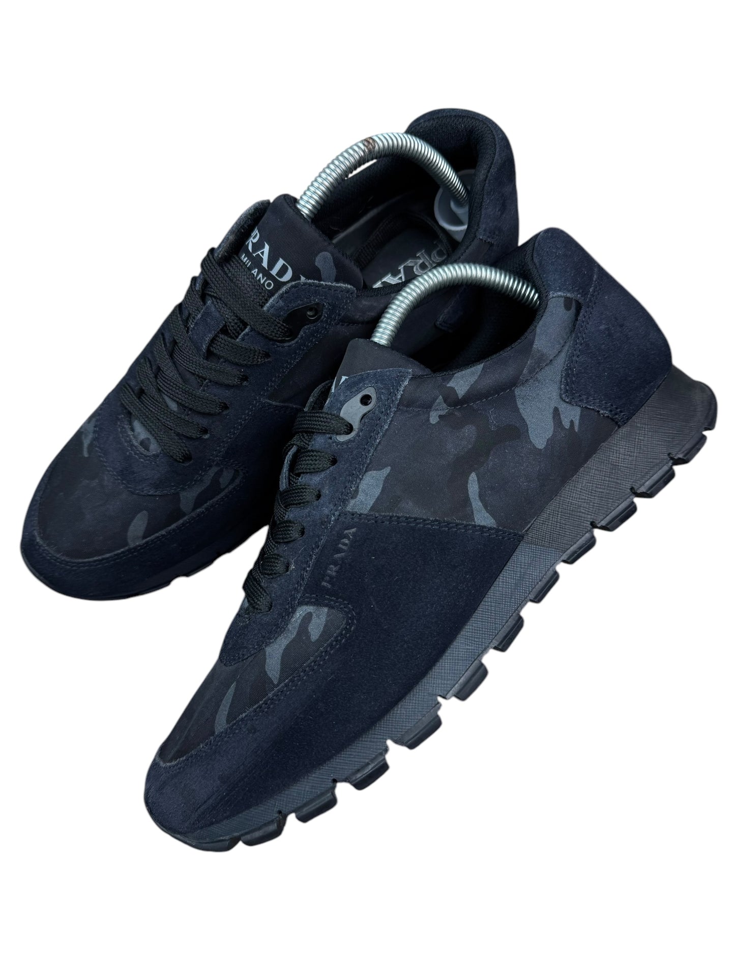 Prada Milano Navy Camo Runners