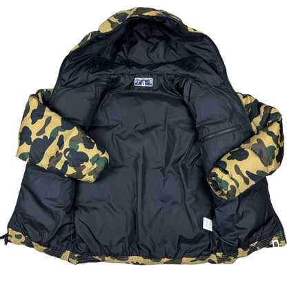 A Bathing Ape 1st Camo Full Zip Puffer Jacket