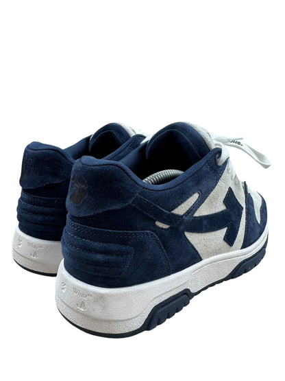 Off White Out Of Office Navy Suede