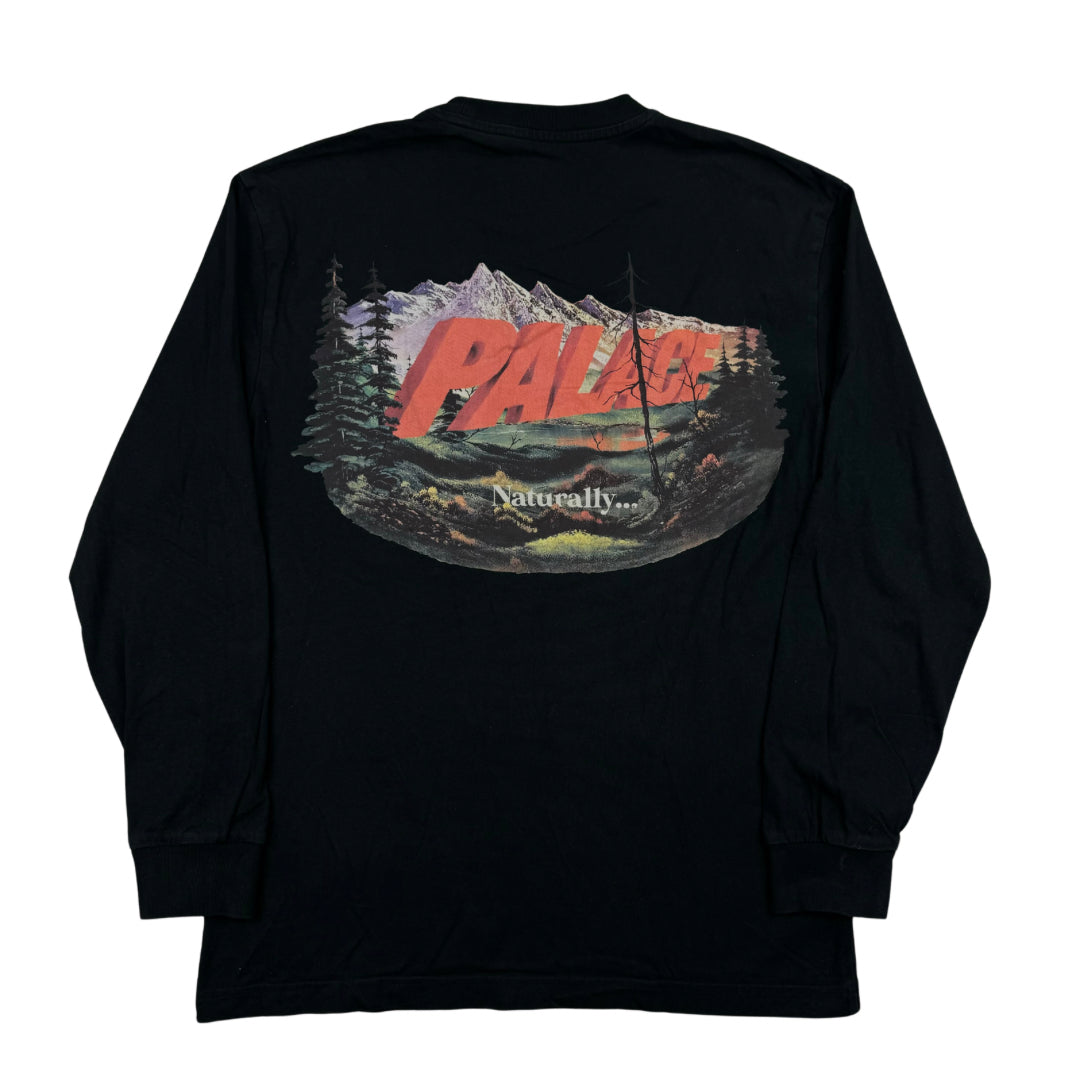 Palace Chapping Longsleeve T-Shirt FW17 - Black