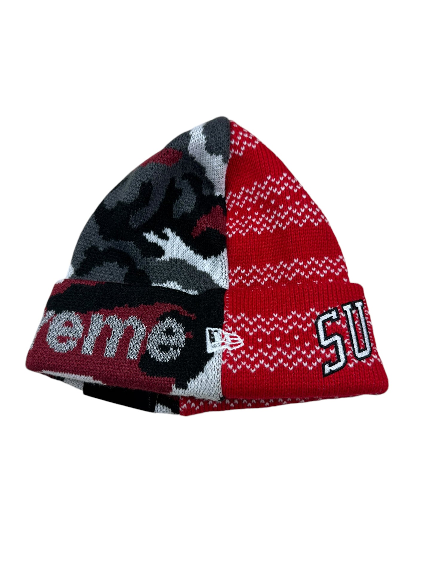 Supreme x New Era Split Beanie BNWT FW22