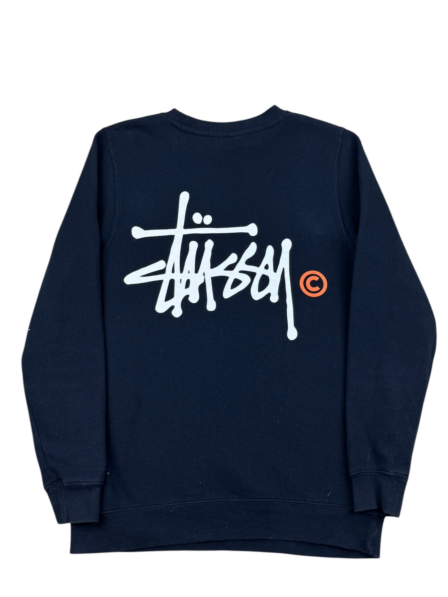 Stussy Classic Logo Sweatshirt Navy