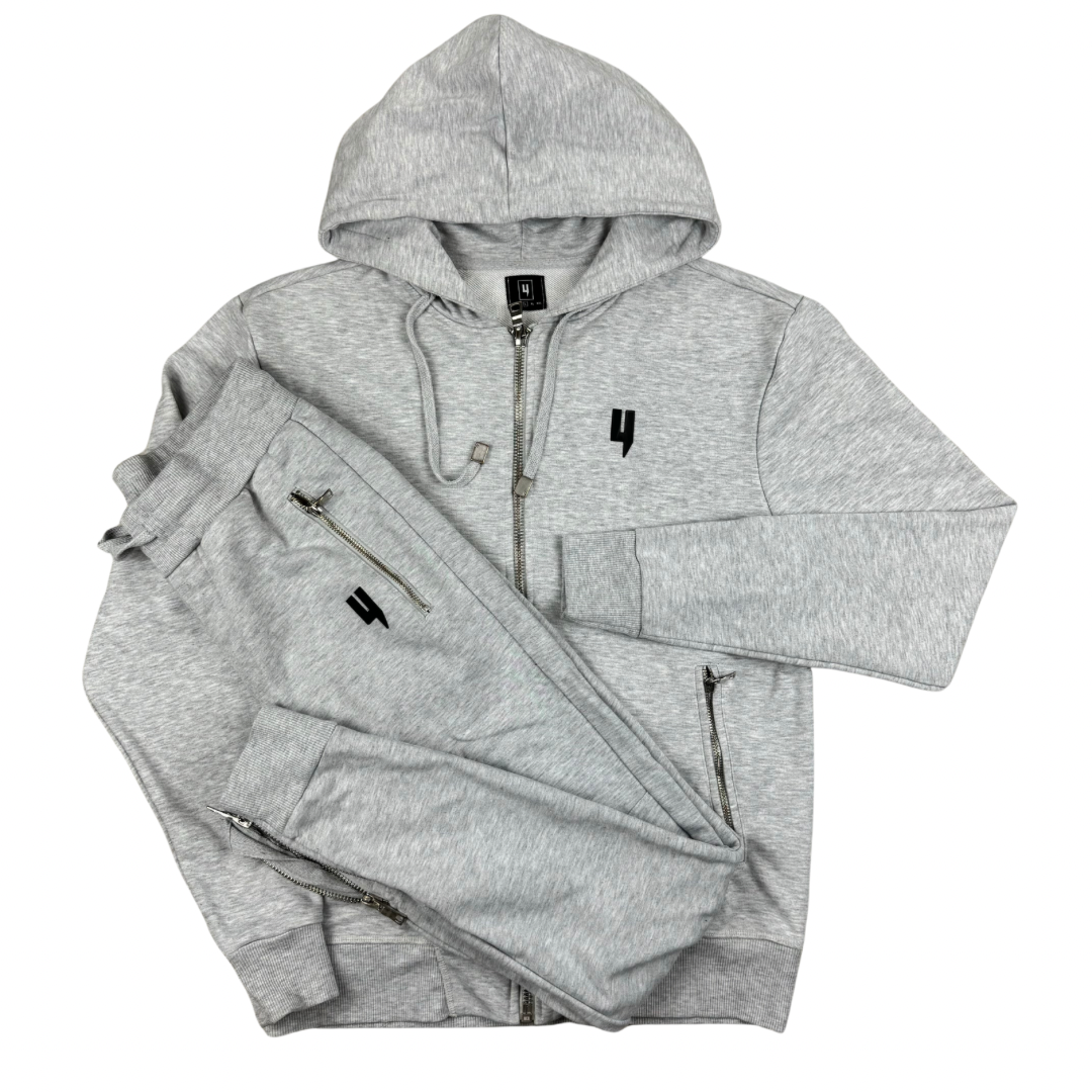 Yelir World Classic Y Logo Full Tracksuit - Grey