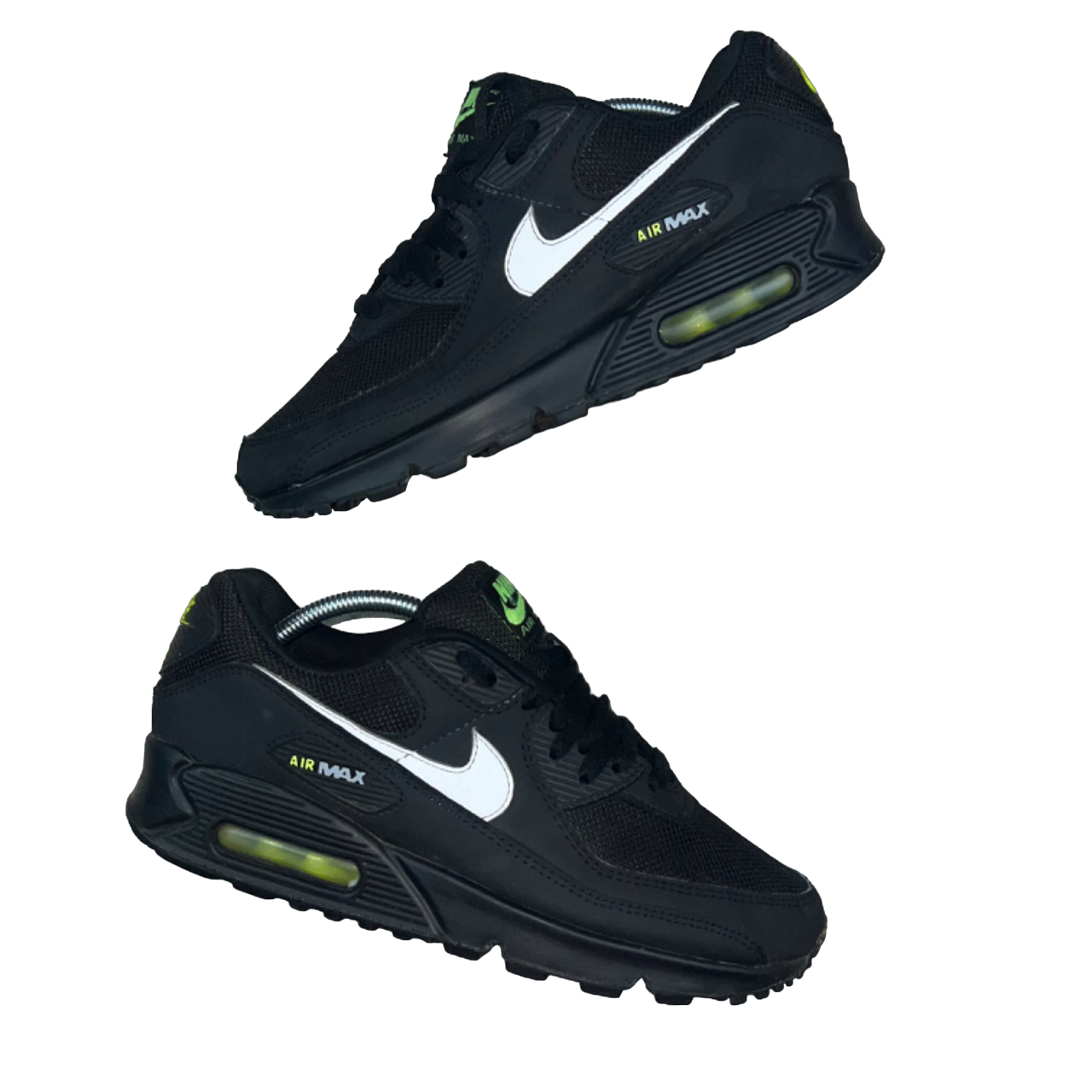 Nike Air Max 90 Black Volt Light Smoke Grey