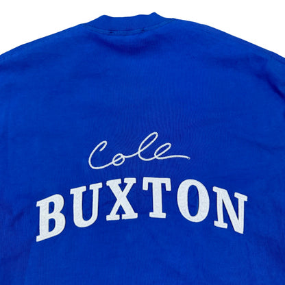 Cole Buxton Script Logo S/S T-Shirt - Blue