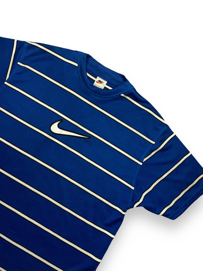 Nike Striped Centre Swoosh Vintage T-Shirt