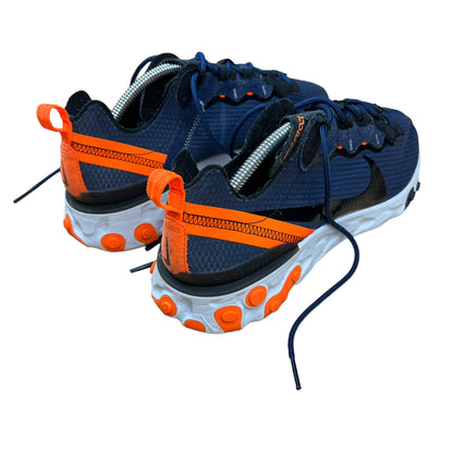 Nike React Element 55 SE Midnight Navy Total Orange