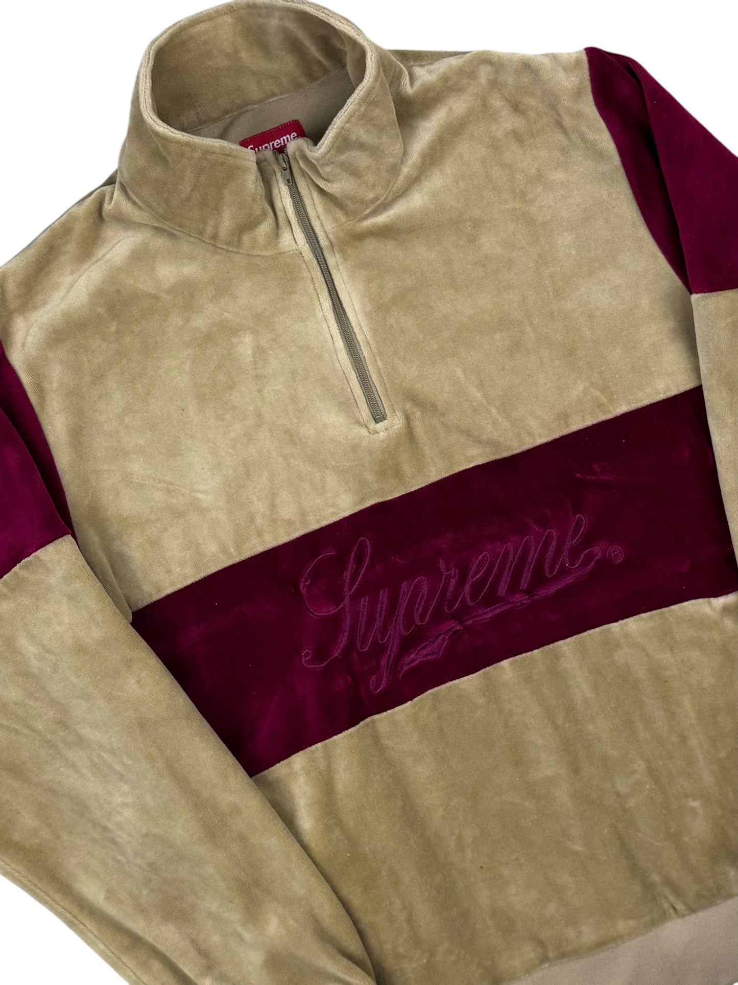 Supreme Velour Quarter Zip