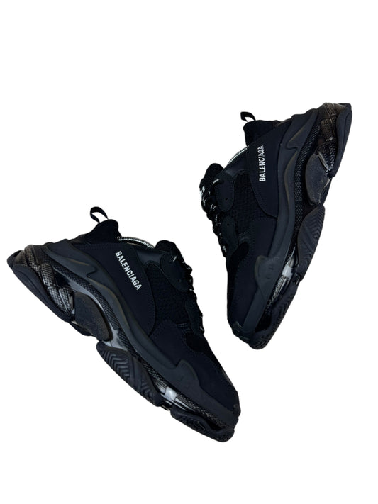 Balenciaga Triple S Black/Clear Sole