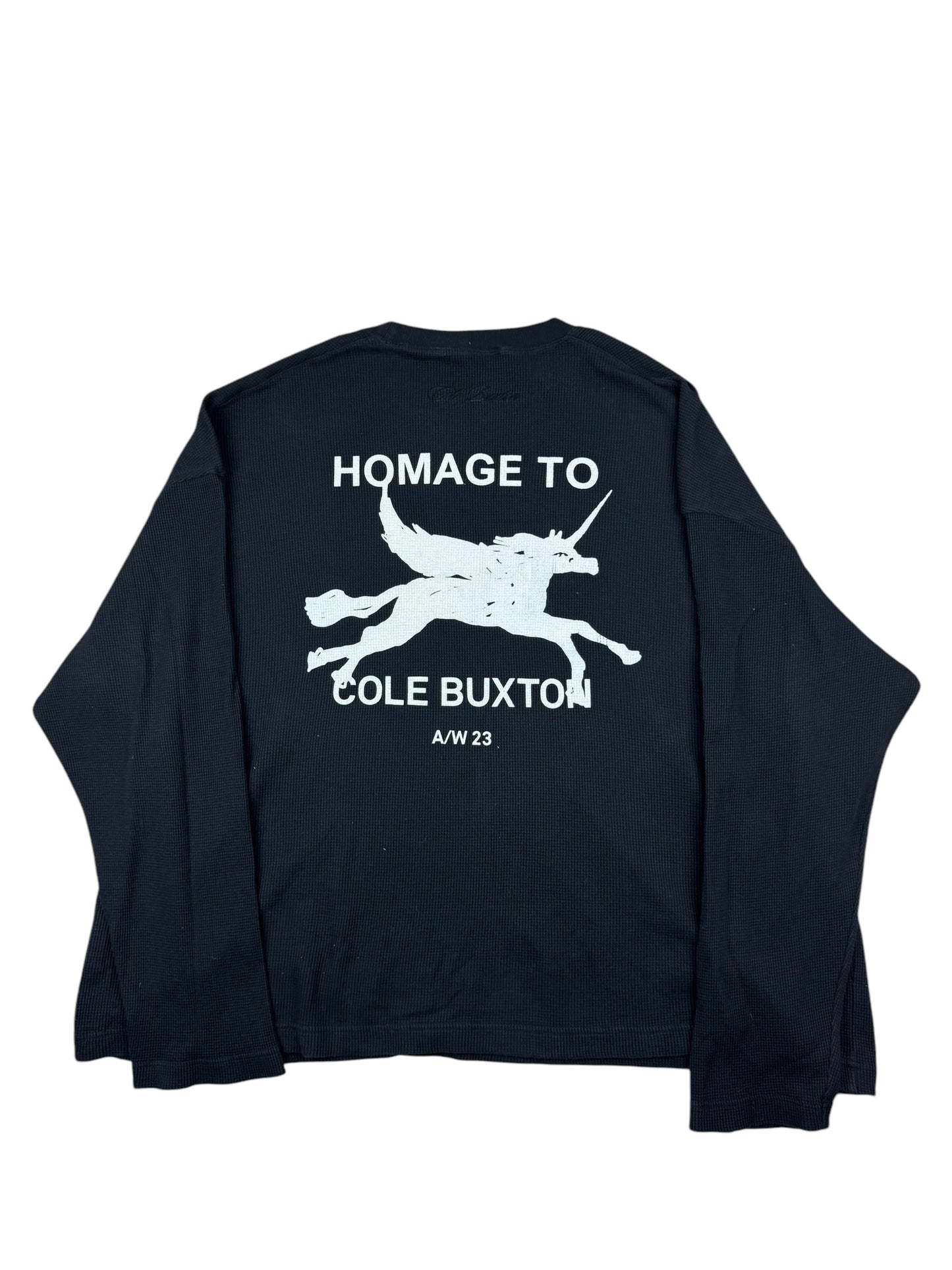 Cole Buxton Long Sleeve Waffle T-Shirt