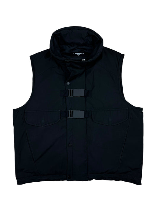 Represent Military Style Clipped Gilet