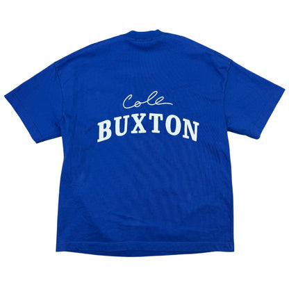 Cole Buxton Script Logo S/S T-Shirt - Blue