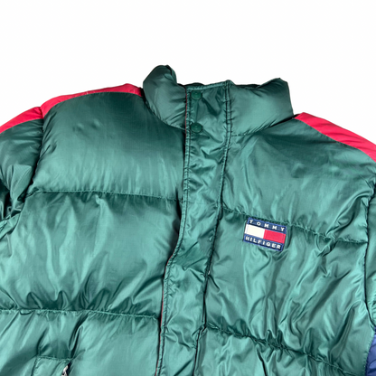 Tommy Hilfiger Puffer Jacket Green/Red