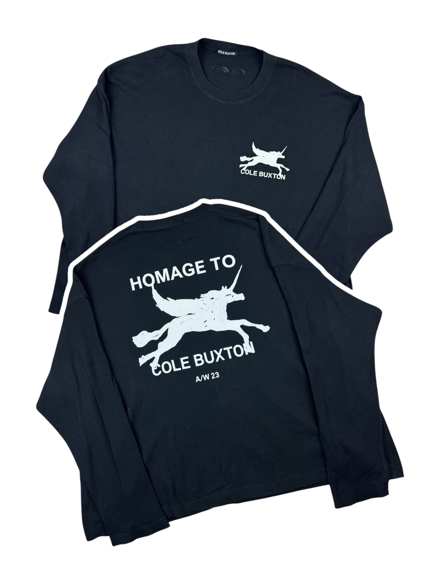 Cole Buxton Long Sleeve Waffle T-Shirt