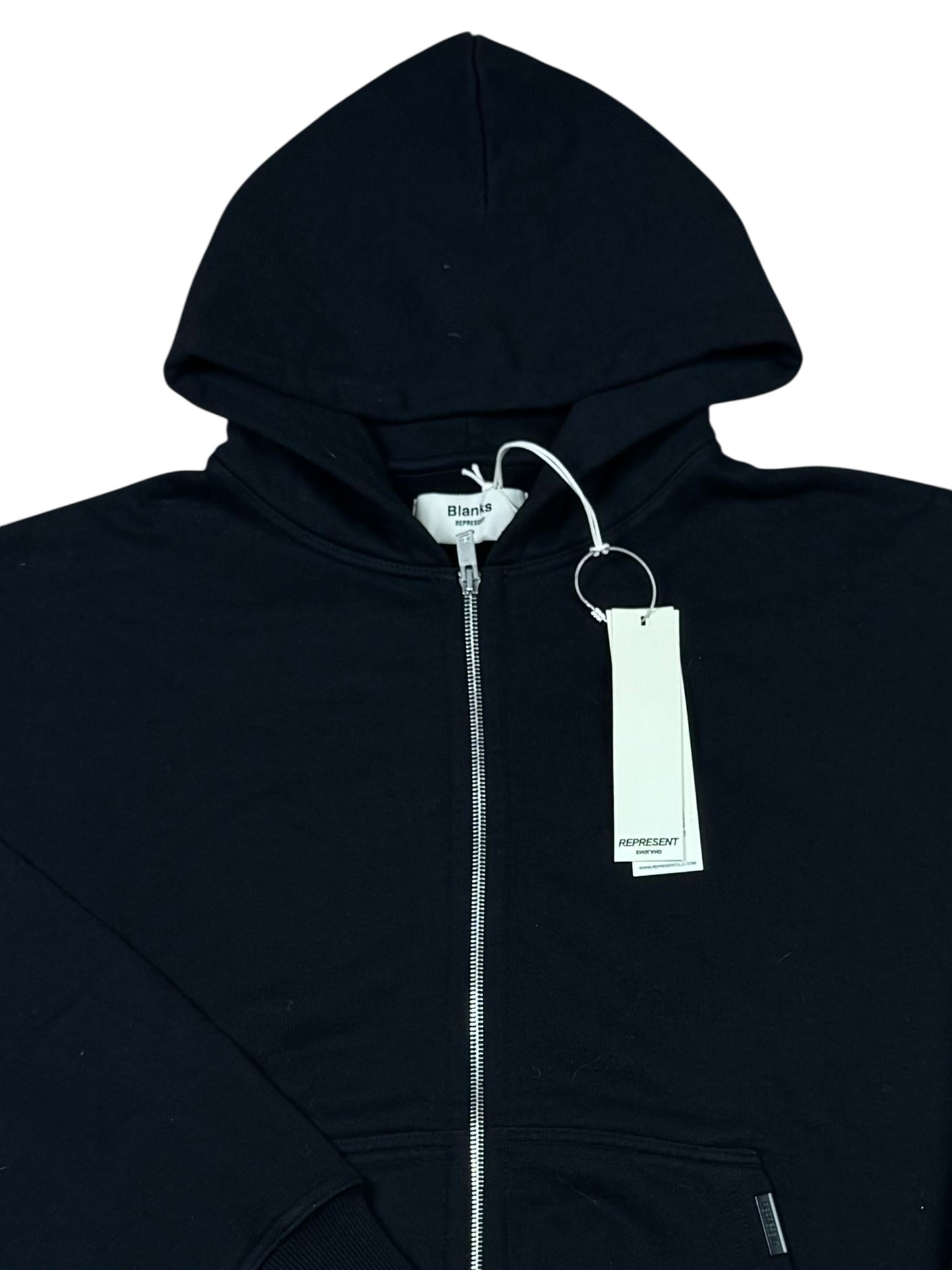 Represent Blank Zip Up Hoodie