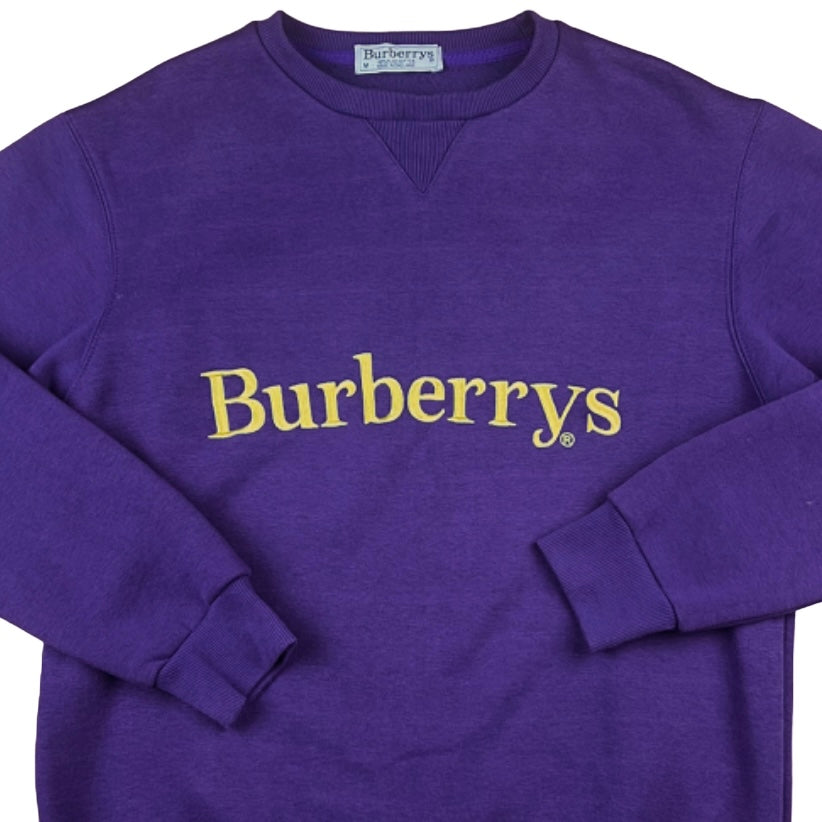 Vintage Burberry Spell Out Sweatshirt