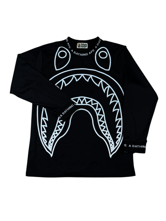 A Bathing Ape Big Shark Long Sleeve T-Shirt
