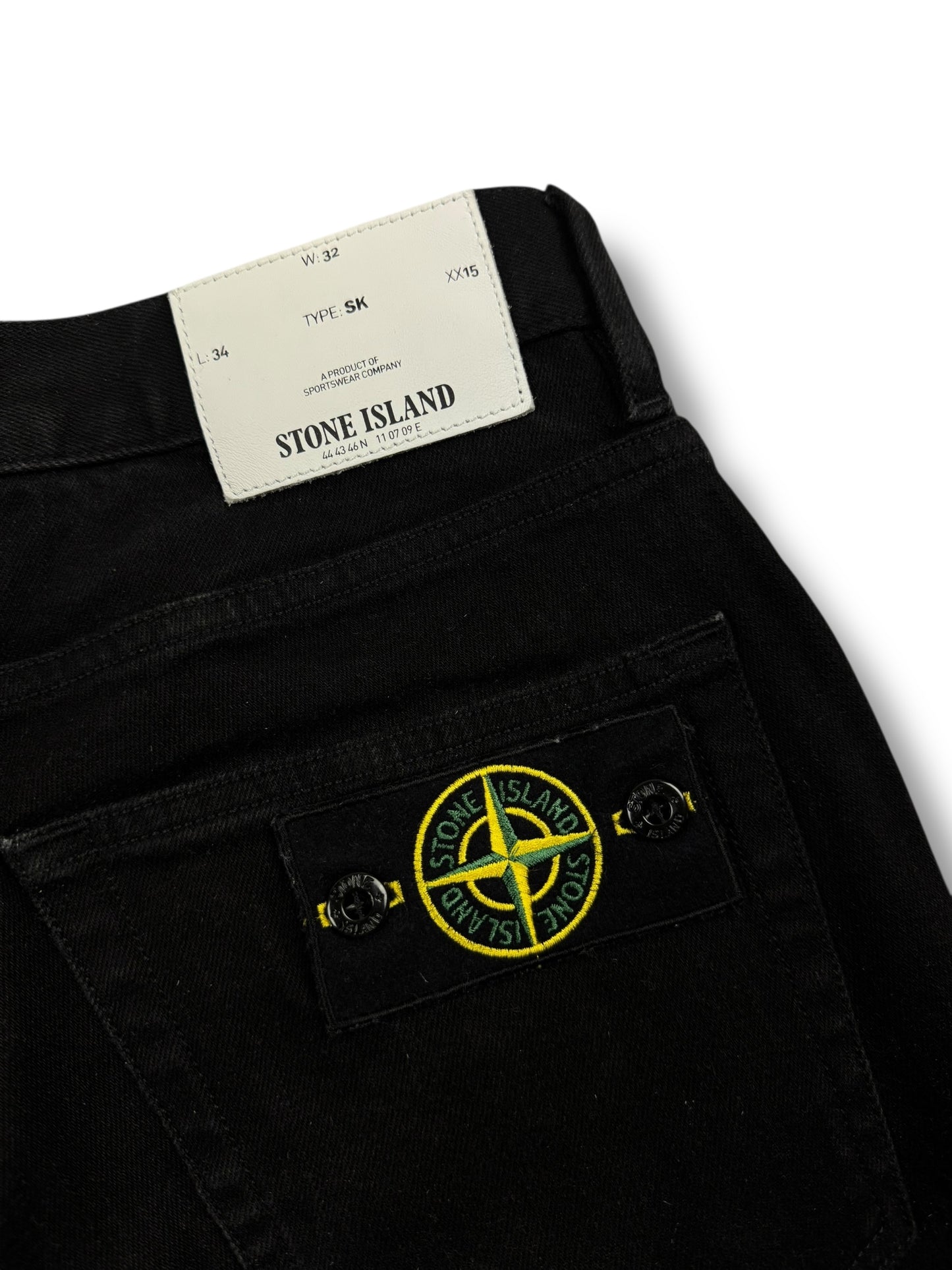 Stone Island Black Jeans