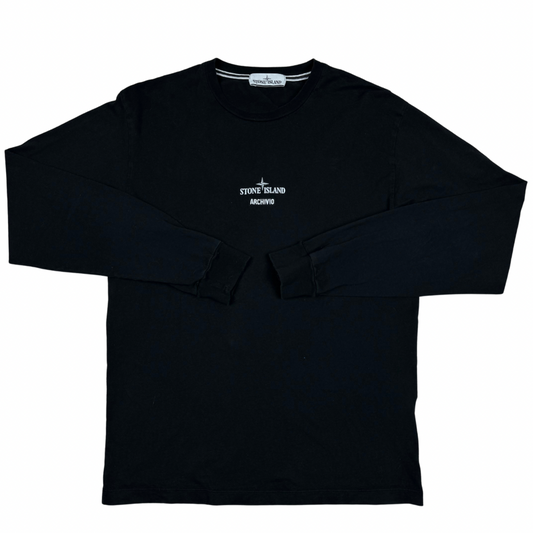 Stone Island Archivio Poly Felt Longsleeve T-Shirt