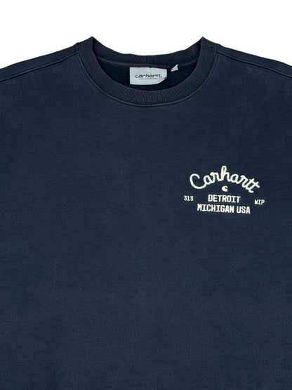 Carhartt WIP Script Sweatshirt - Navy