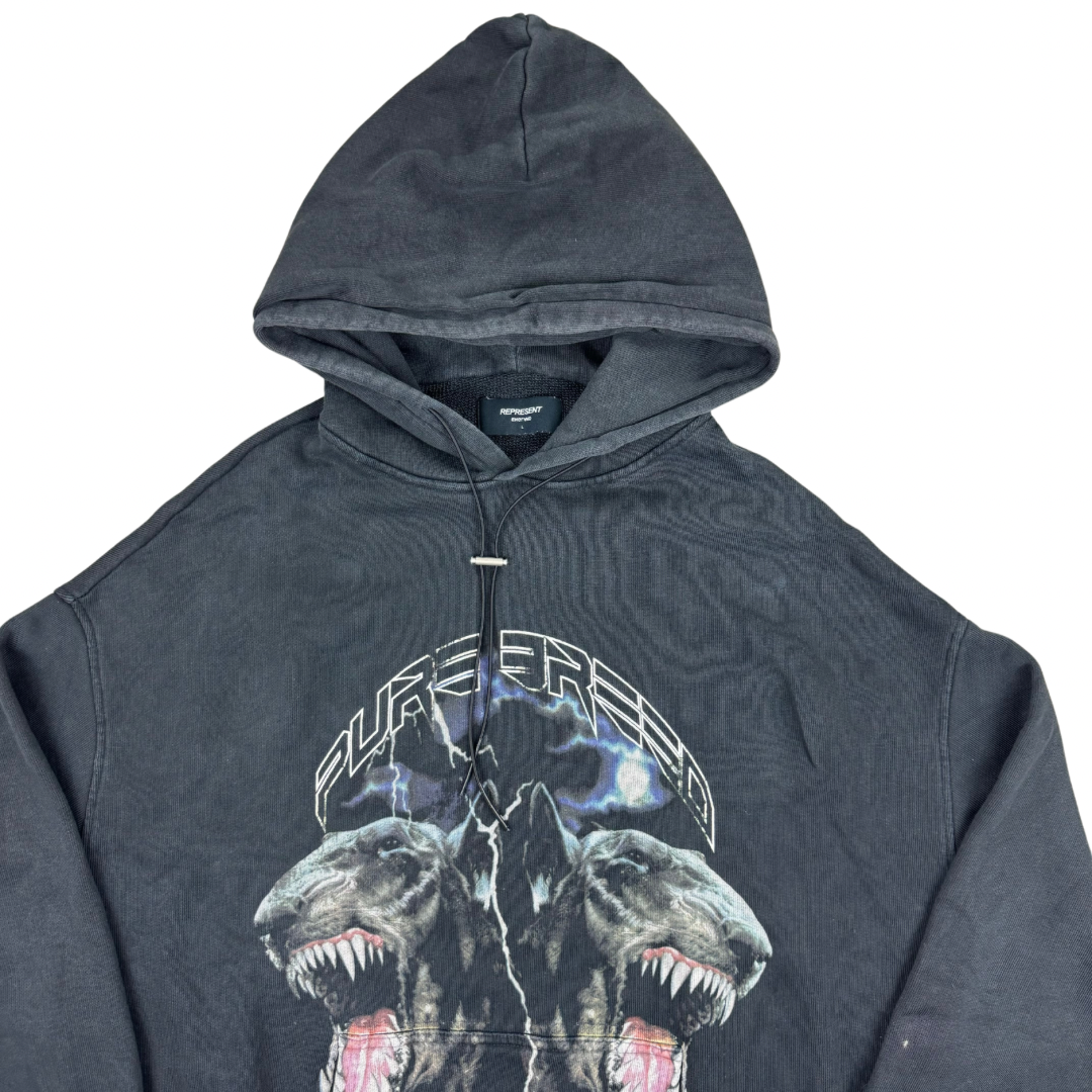 Represent Clo. ‘Pure Breed’ Hoodie - Vintage Black