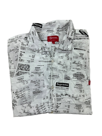 Supreme Receipts Rayon S/S Shirt FW20