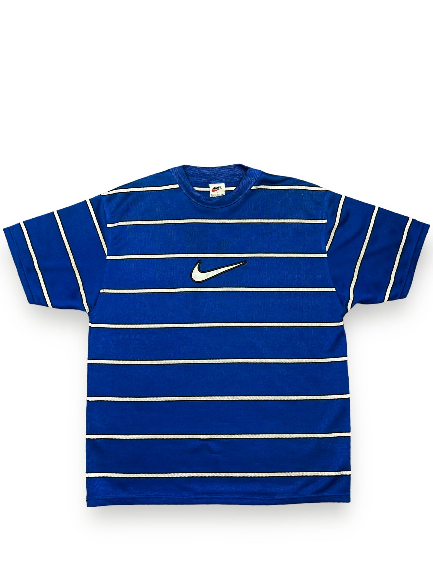 Nike Striped Centre Swoosh Vintage T-Shirt