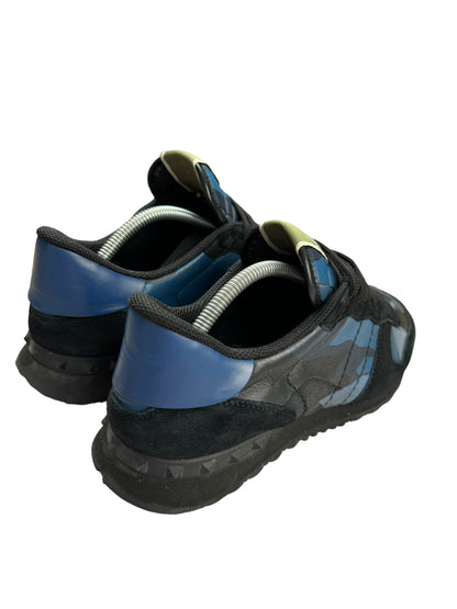 Valentino Rockrunner Camouflage Sneaker Blue/Black