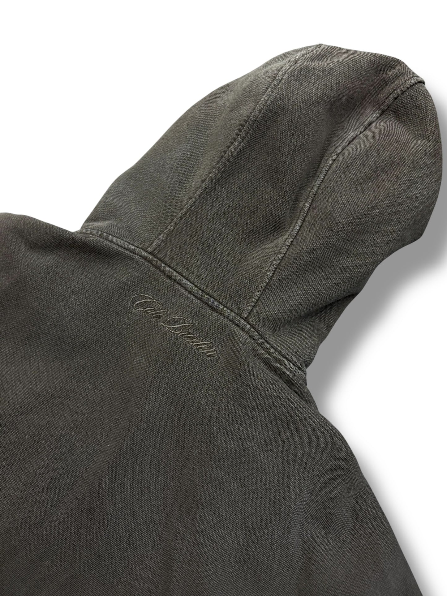 Cole Buxton Cropped Zip-Up Hoodie