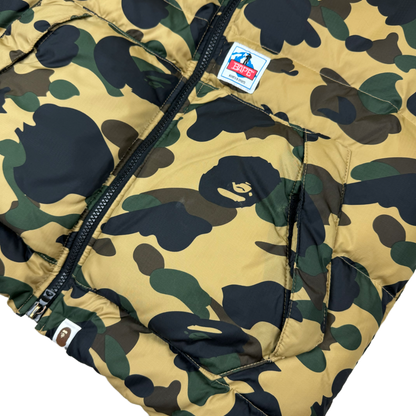 A Bathing Ape 1st Camo Full Zip Puffer Jacket