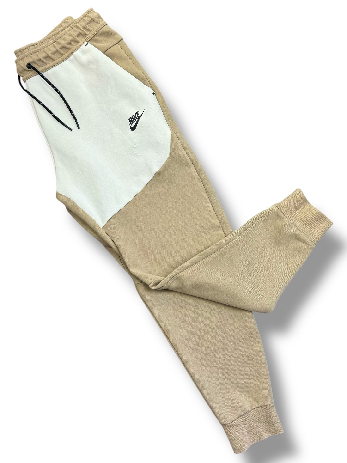 Nike Tech Fleece Full Tracksuit Tan/White