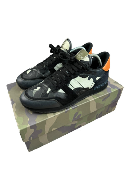 Valentino Rockrunner Camo Black/Navy/Orange